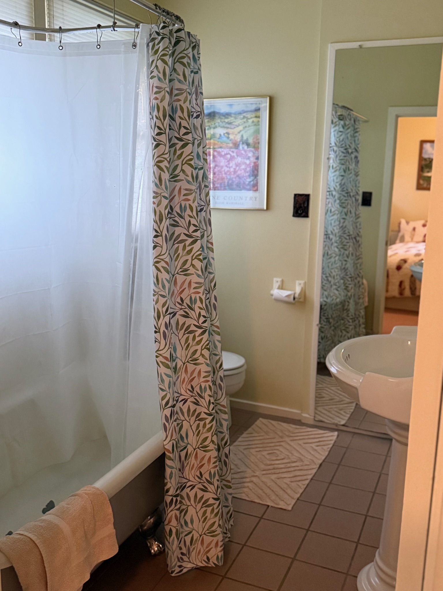 The bathroom